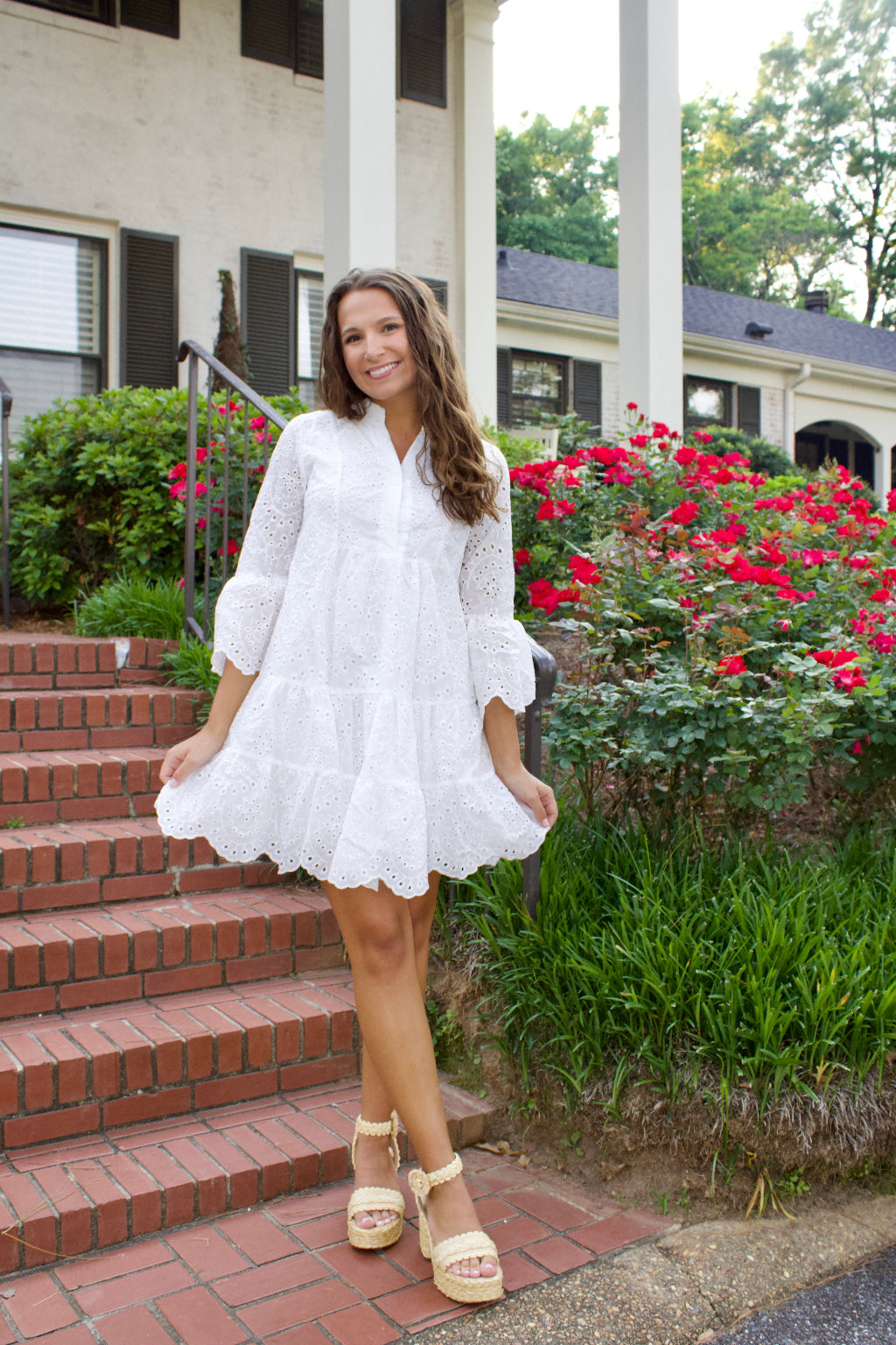 The Rachel Eyelet Dress