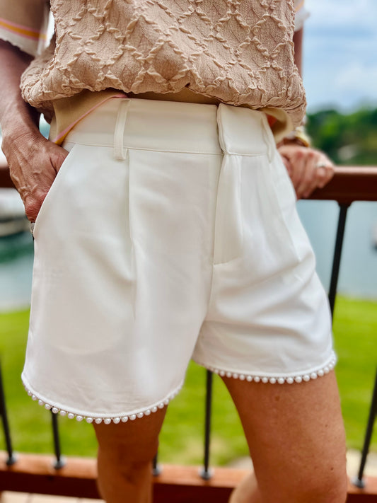 Pearl Trim Shorts