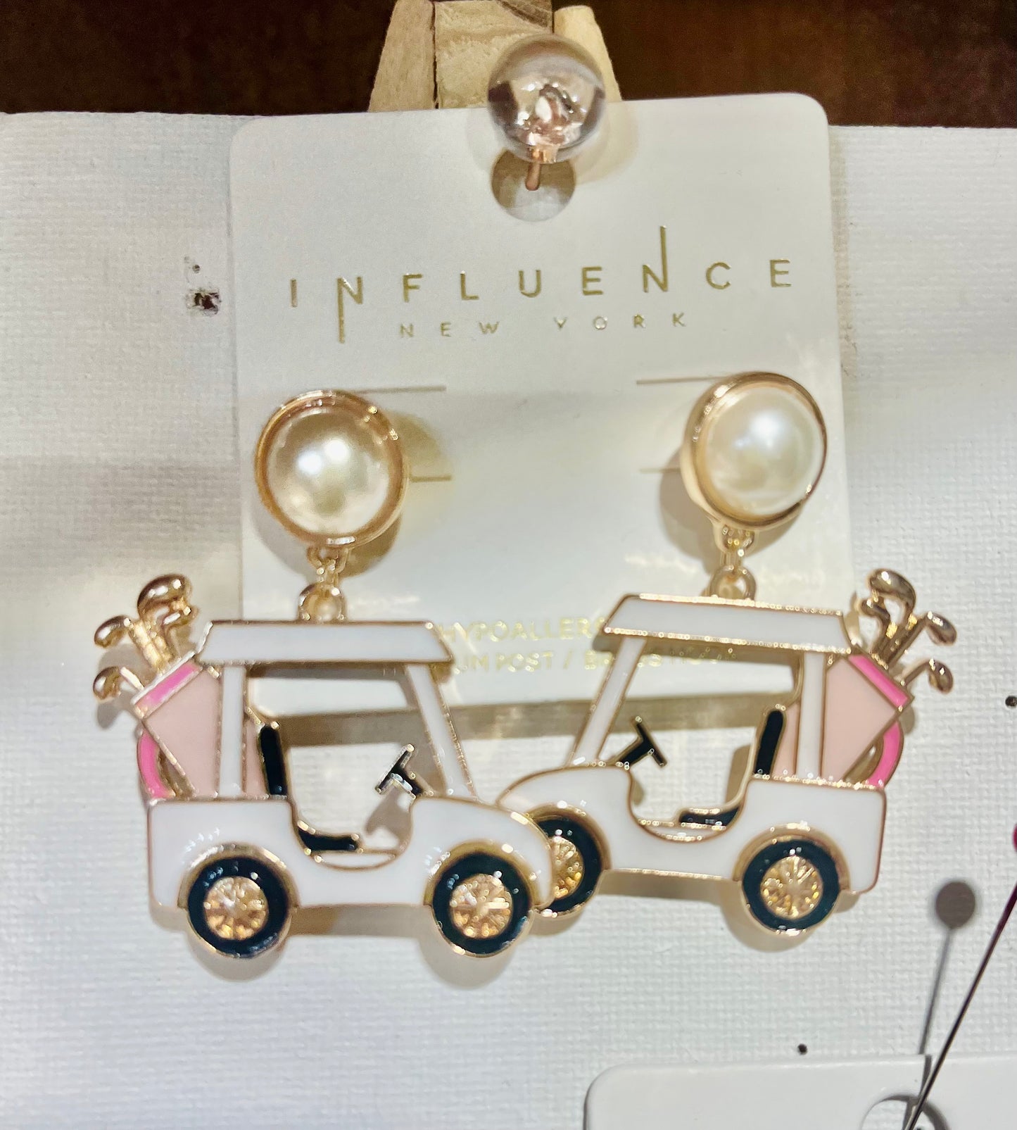 Golf Cart Earrings