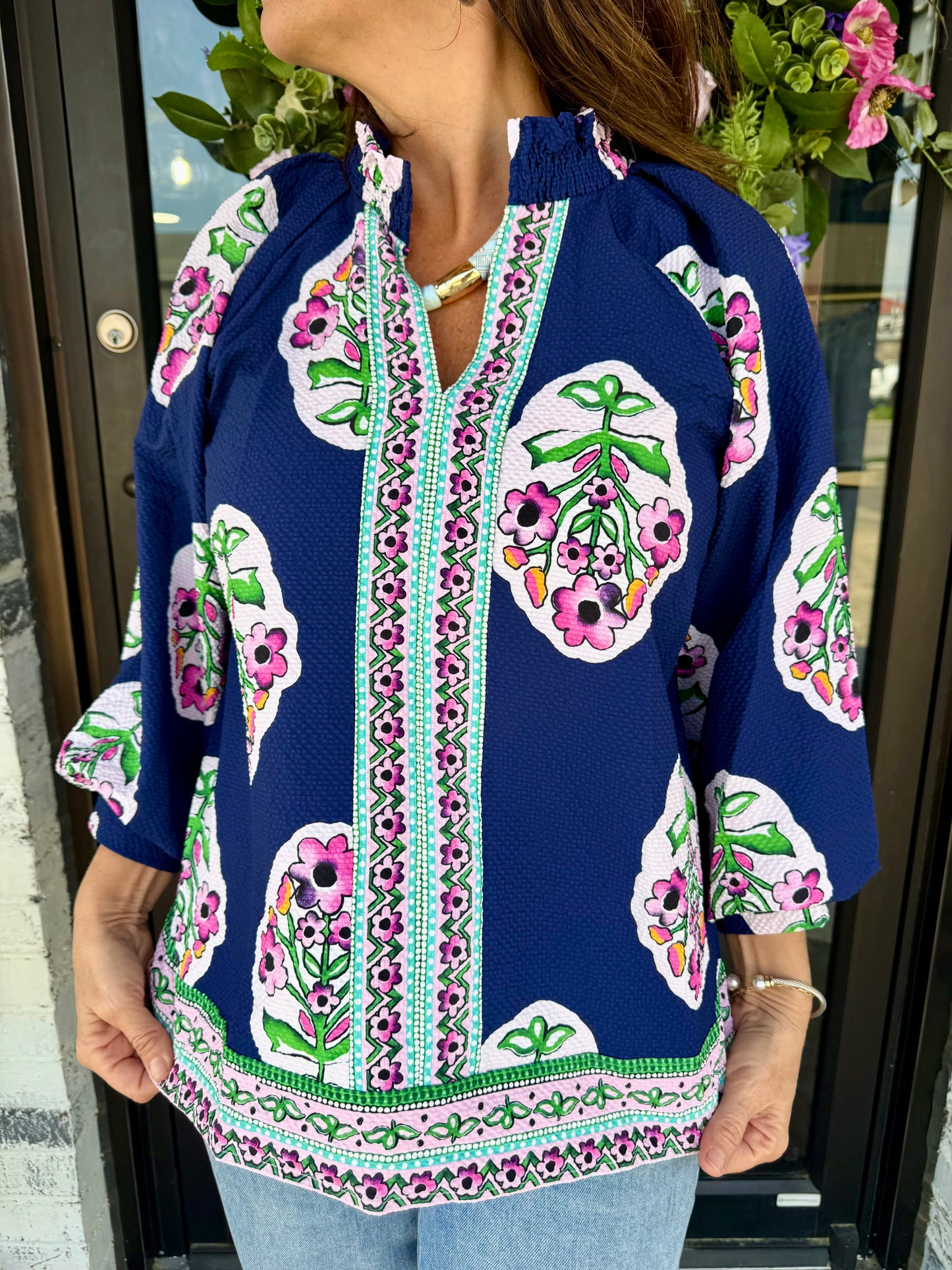 Spring Floral Top