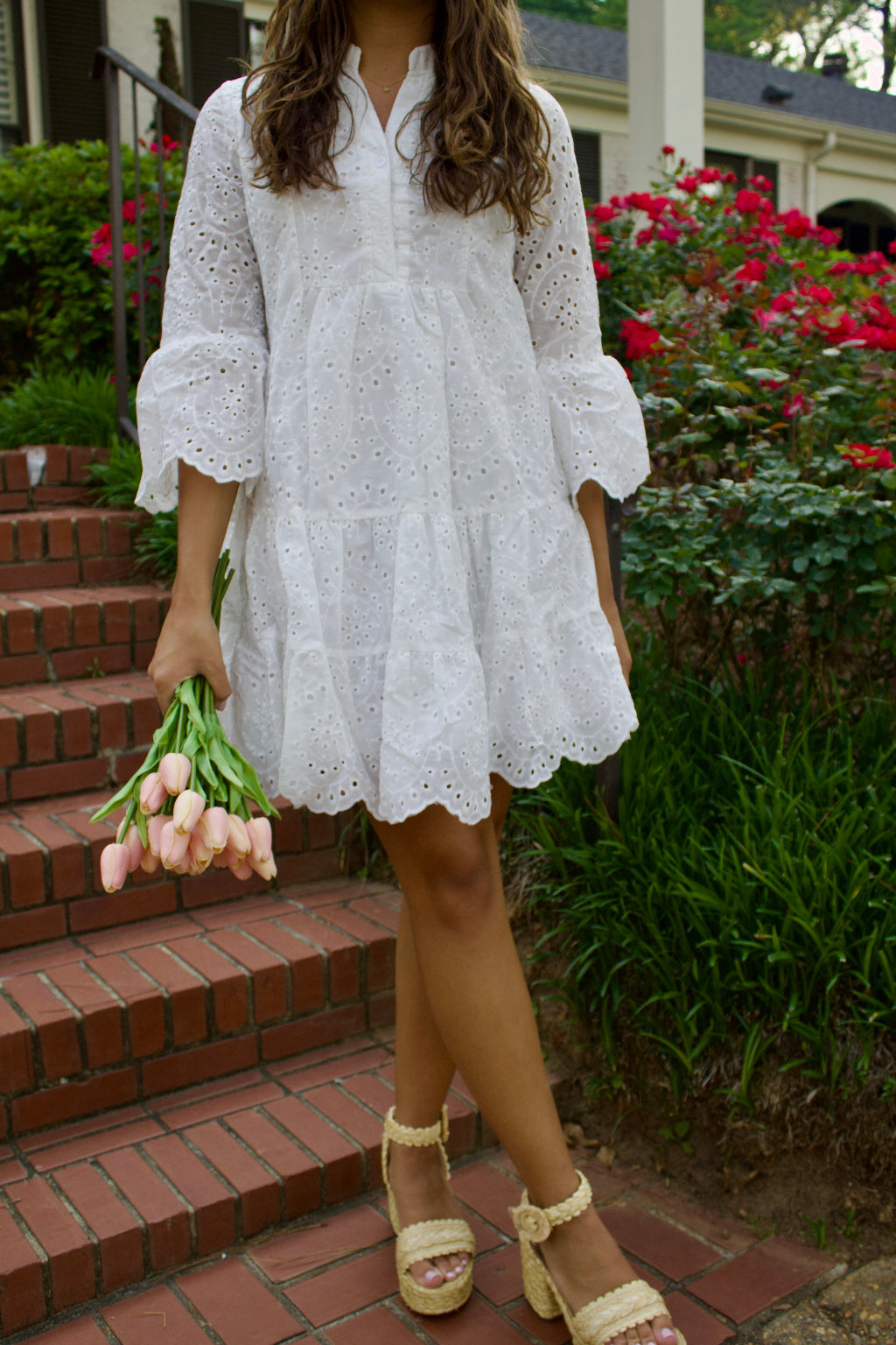 The Rachel Eyelet Dress