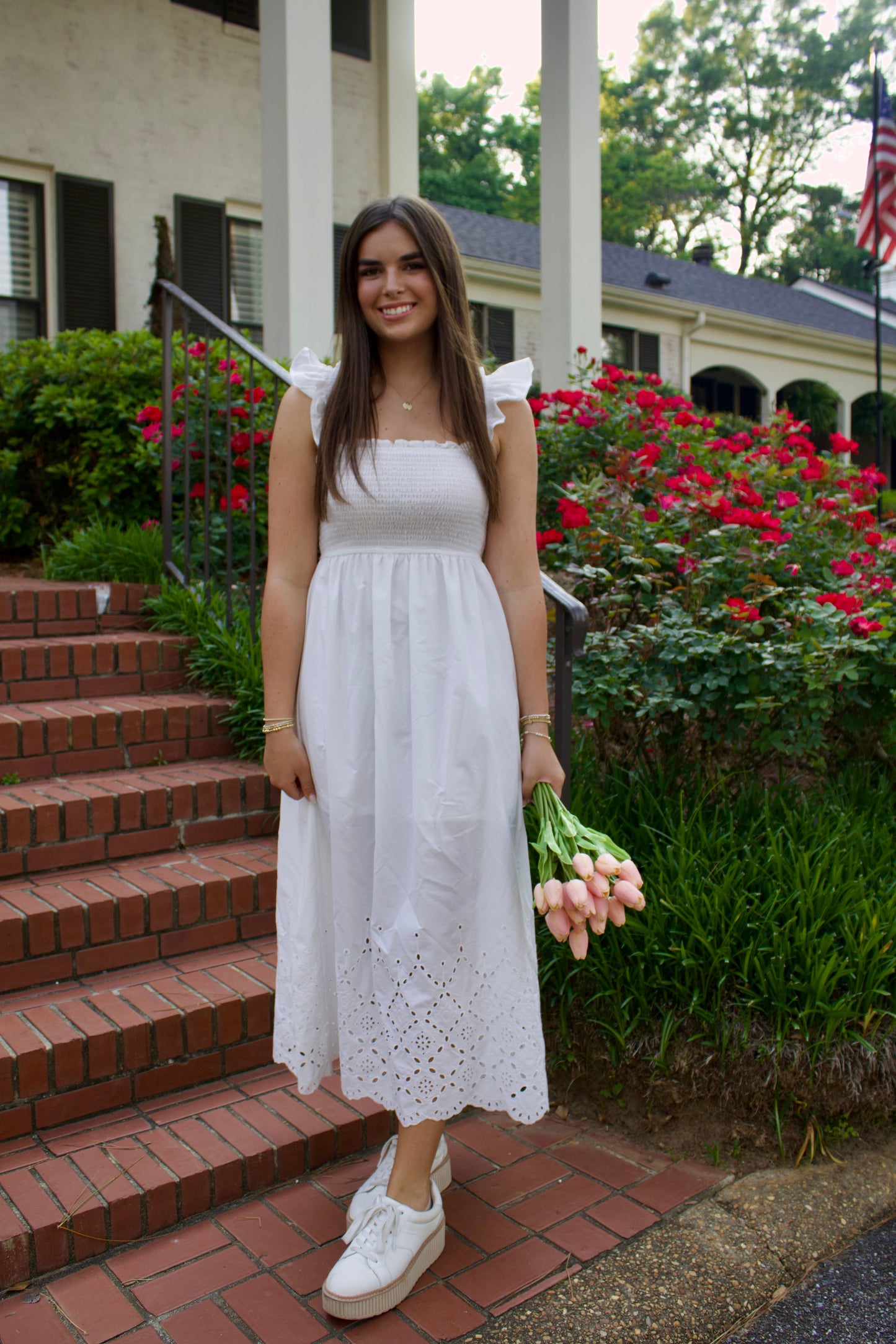 The Grace Eyelet Dress