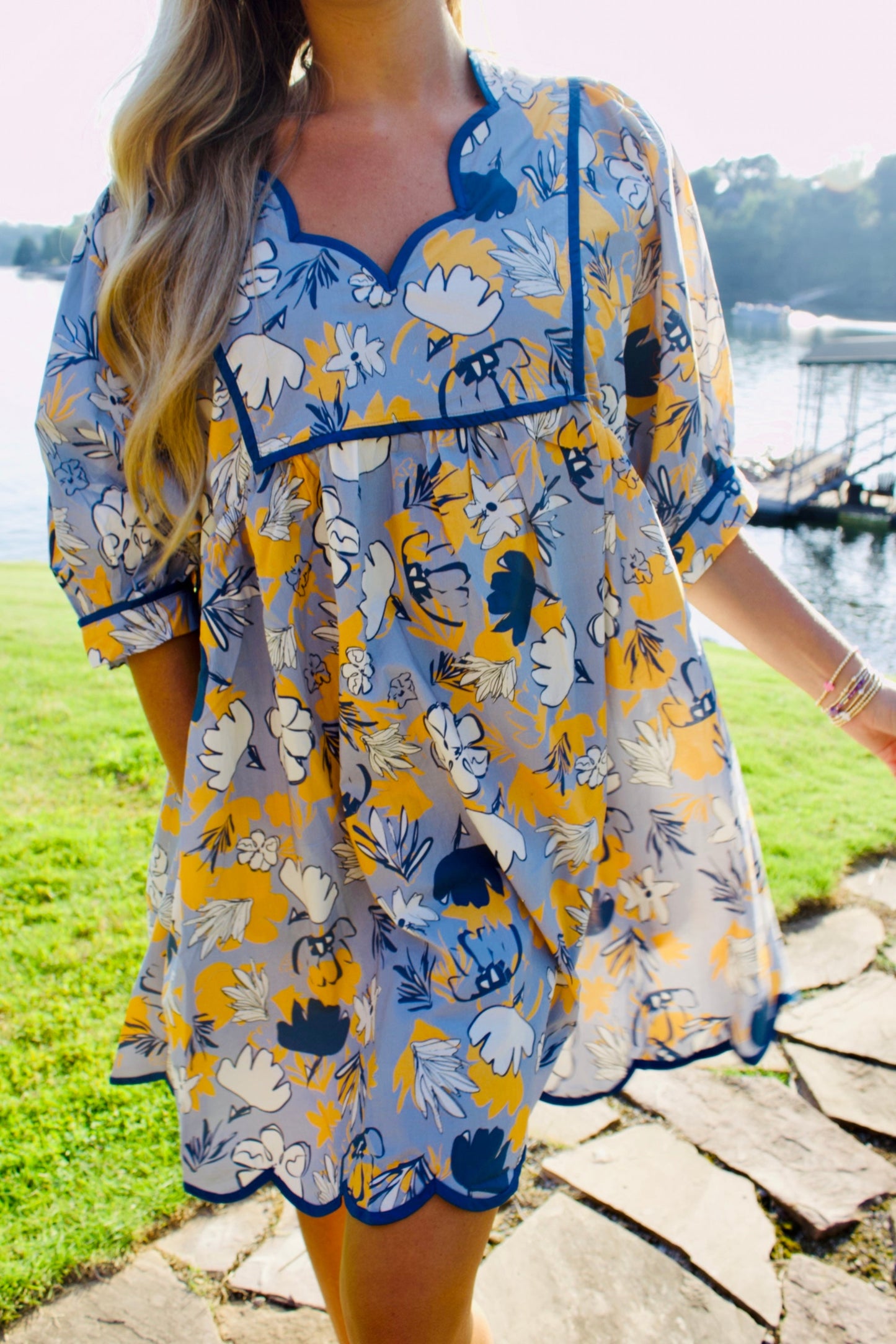 Fun in Floral Dress