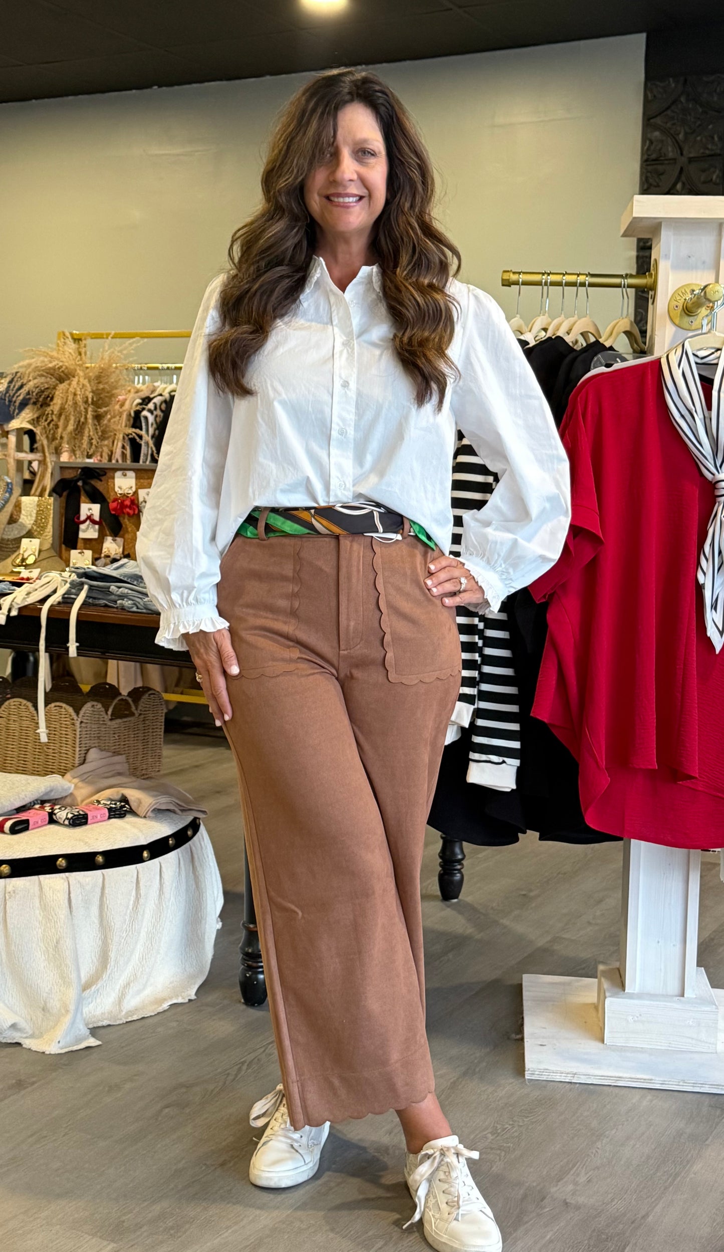 Chocolate Suede Pants