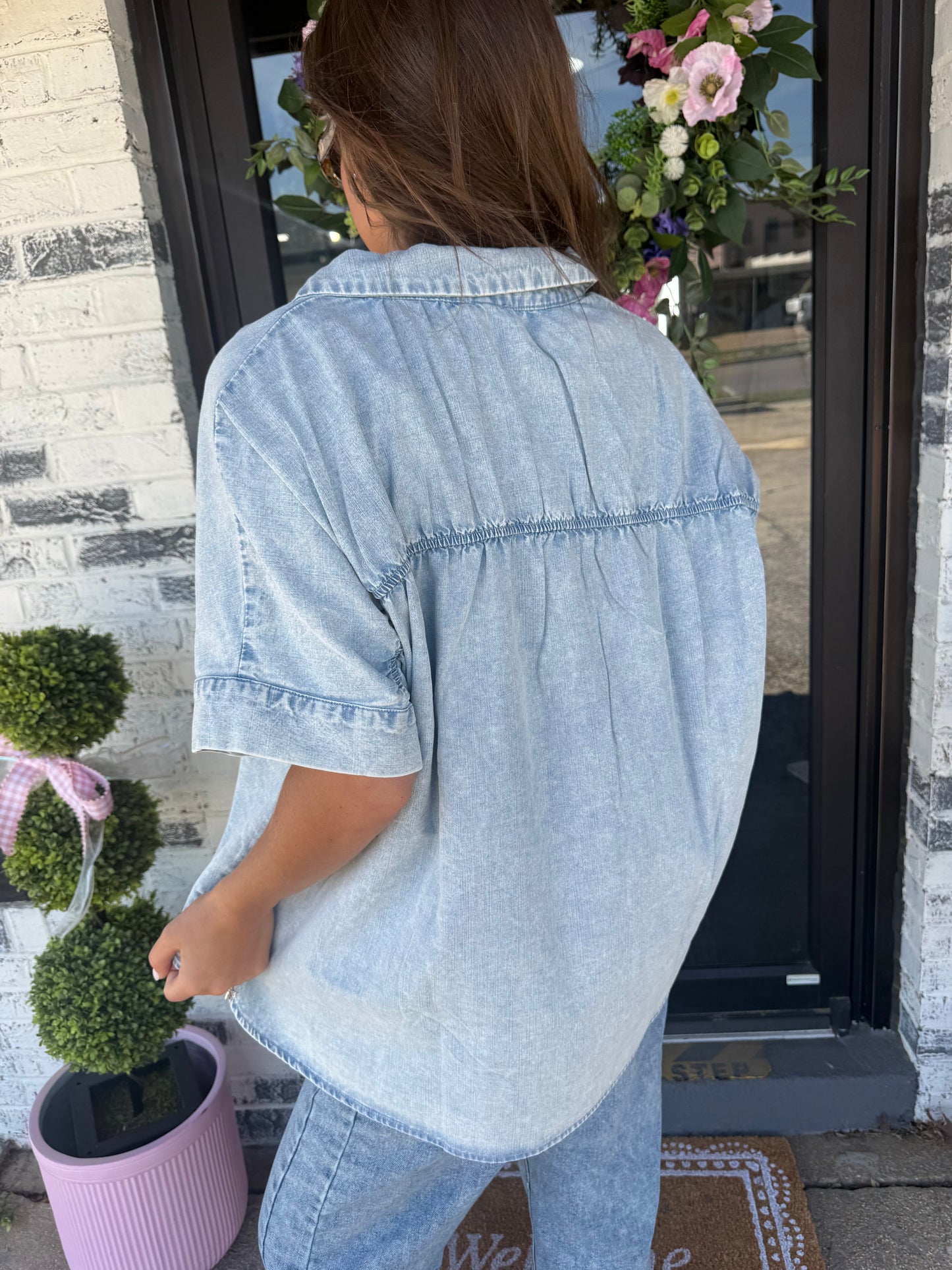 Denim Button Up