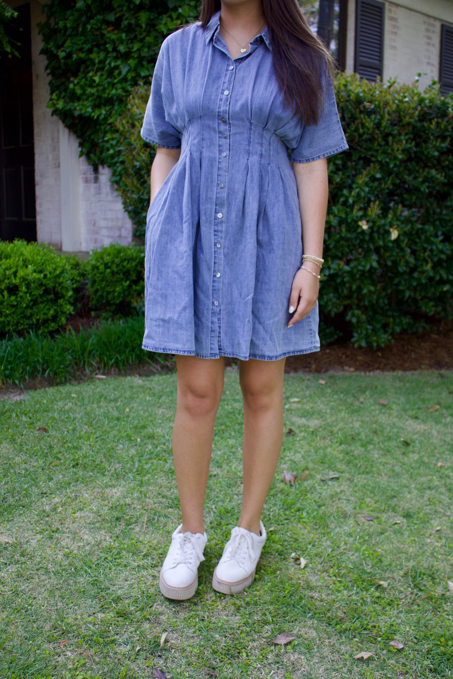 The Renfroe Jean mini Dress