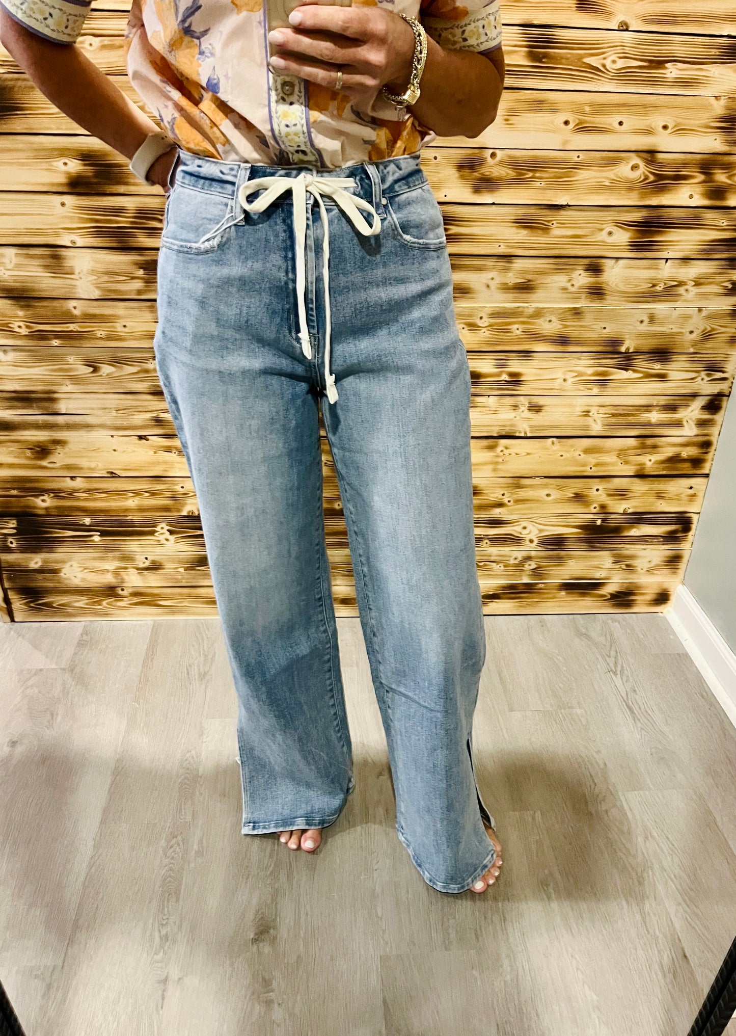 Drawstring Jean