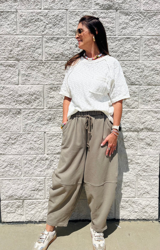 Sporty Barrel Pants