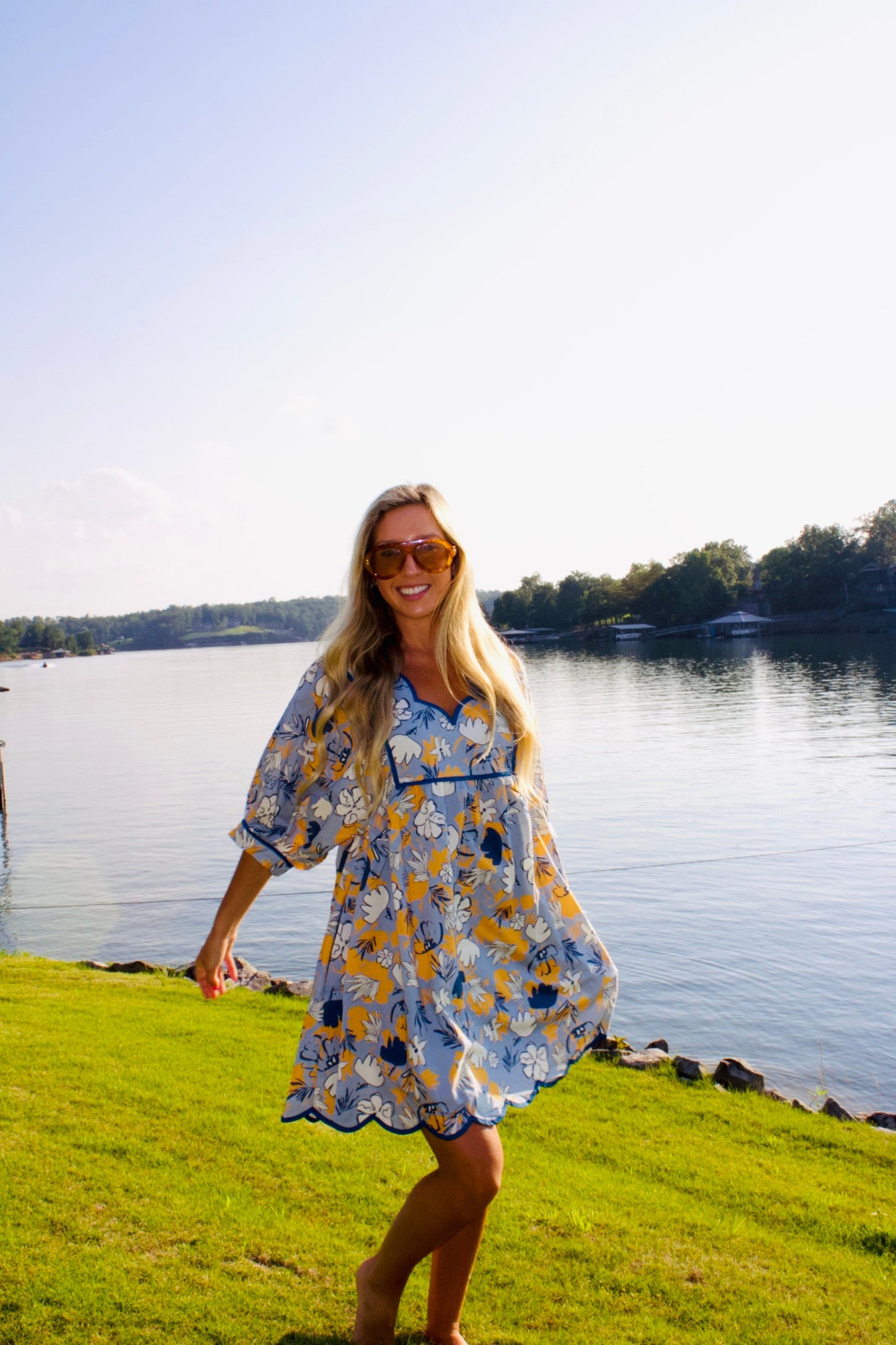 Fun in Floral Dress