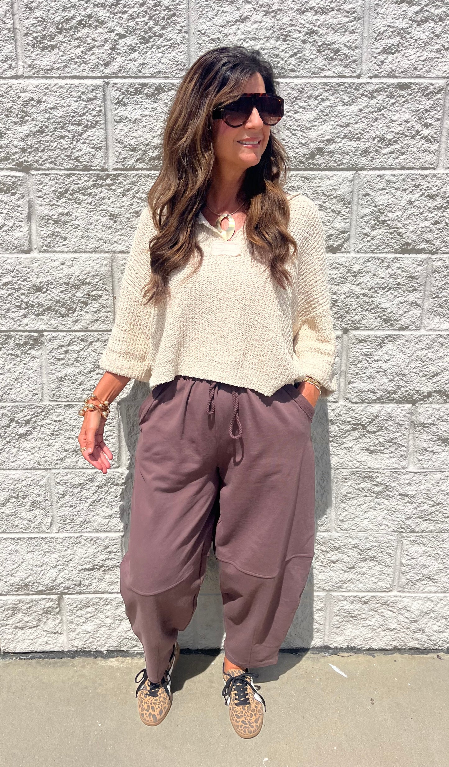 Sporty Barrel Pants