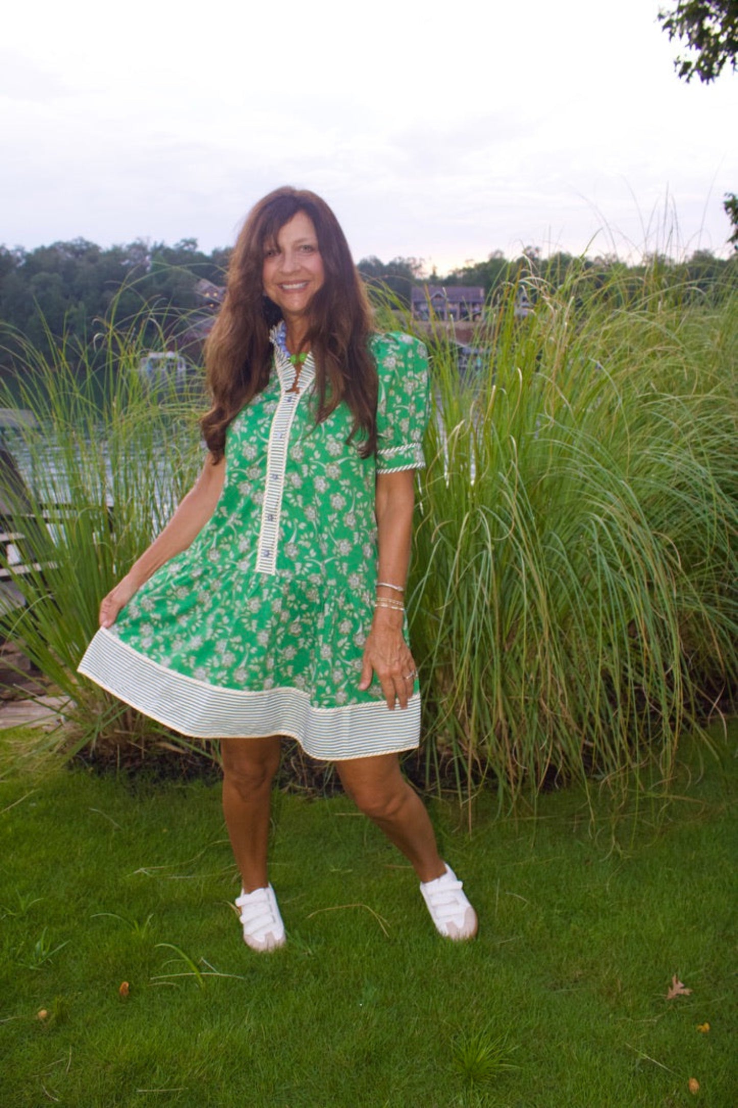 The Remi Green Dress