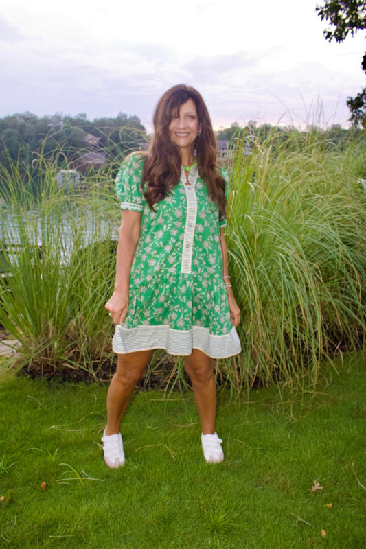 The Remi Green Dress