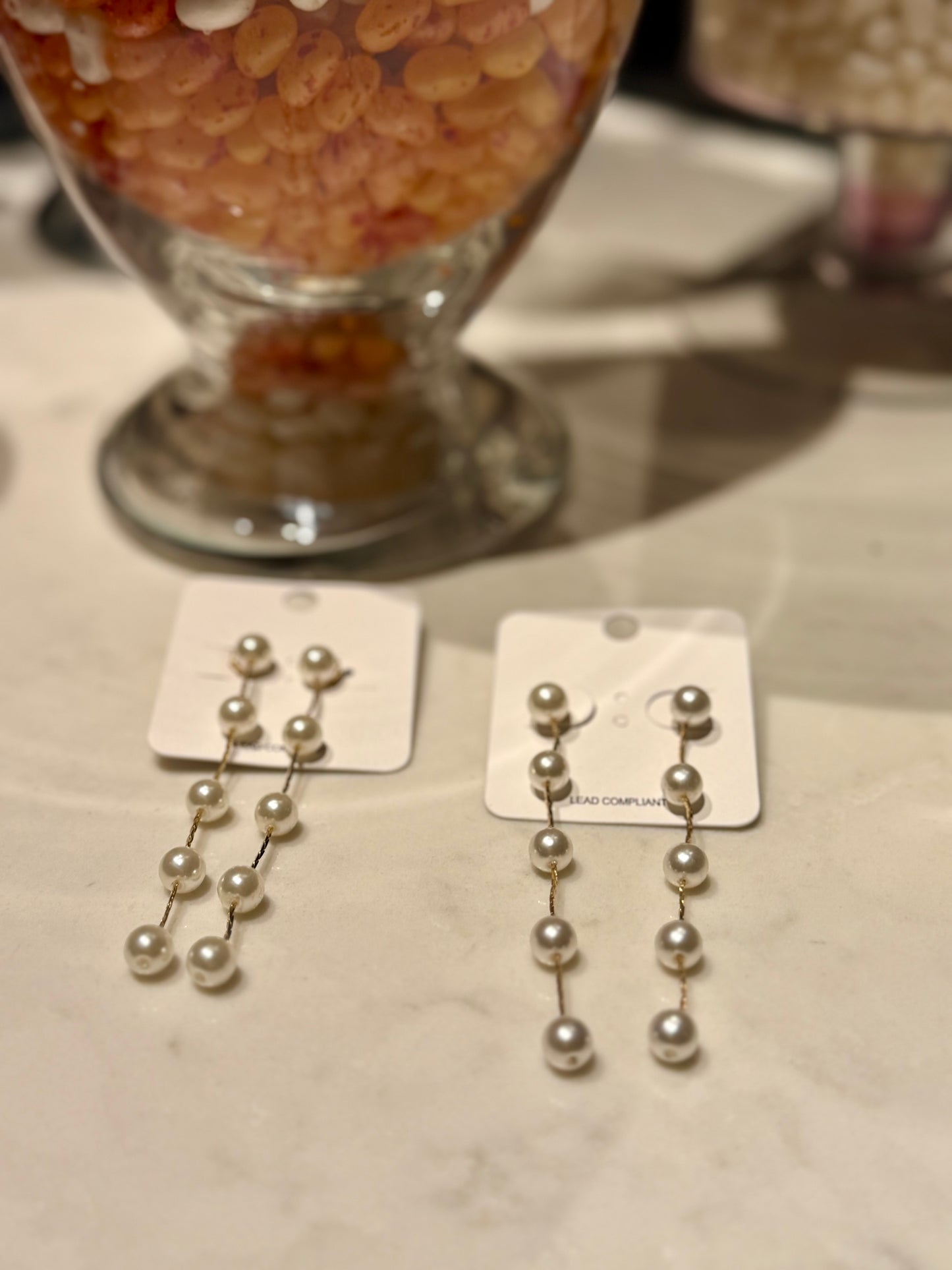 Dainty Pearl Drop Earring