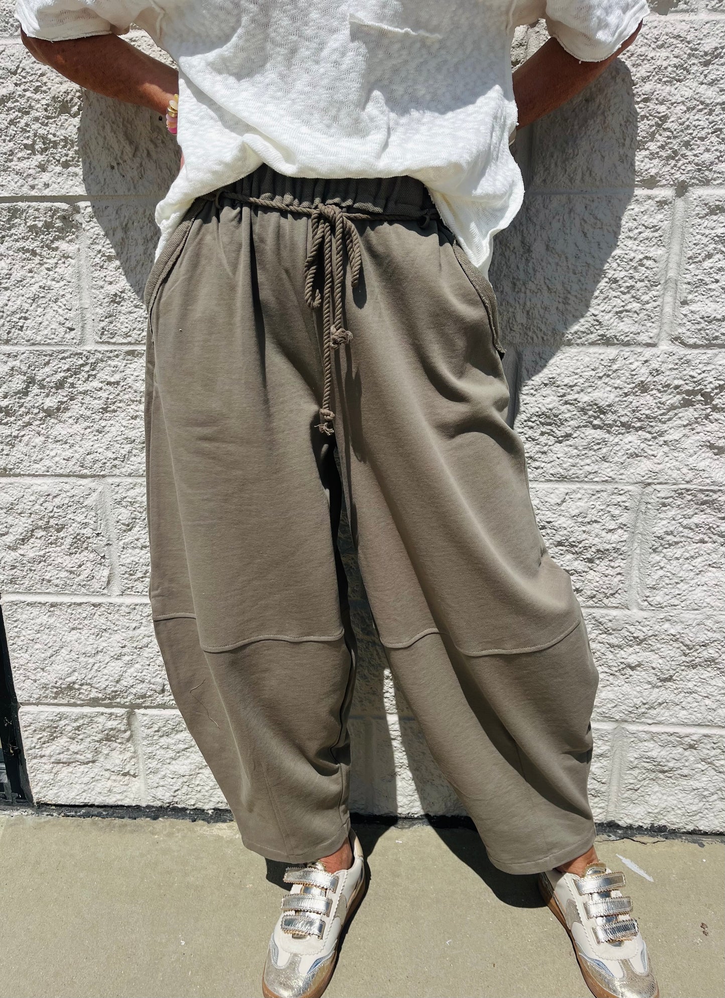Sporty Barrel Pants