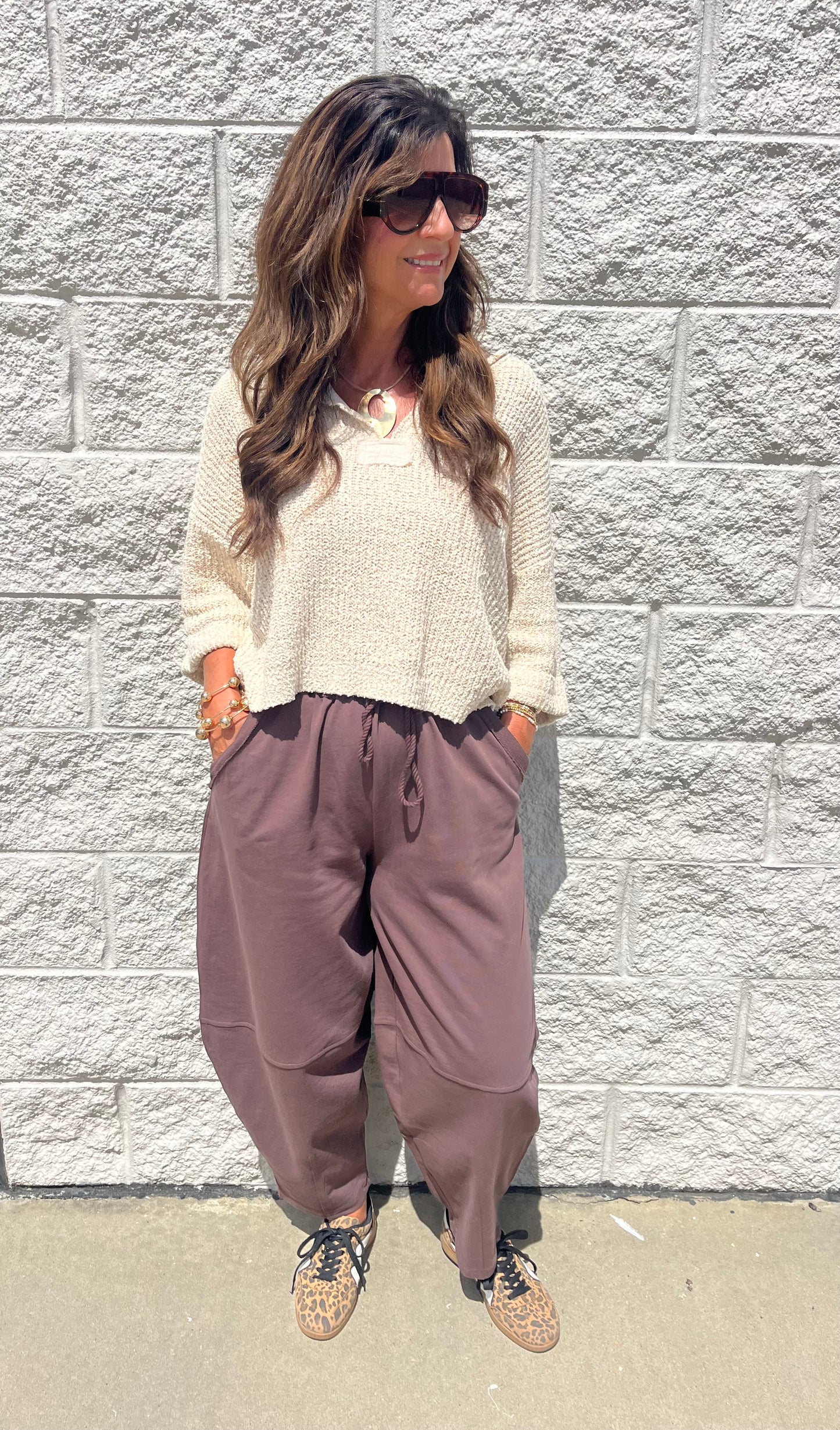 Sporty Barrel Pants