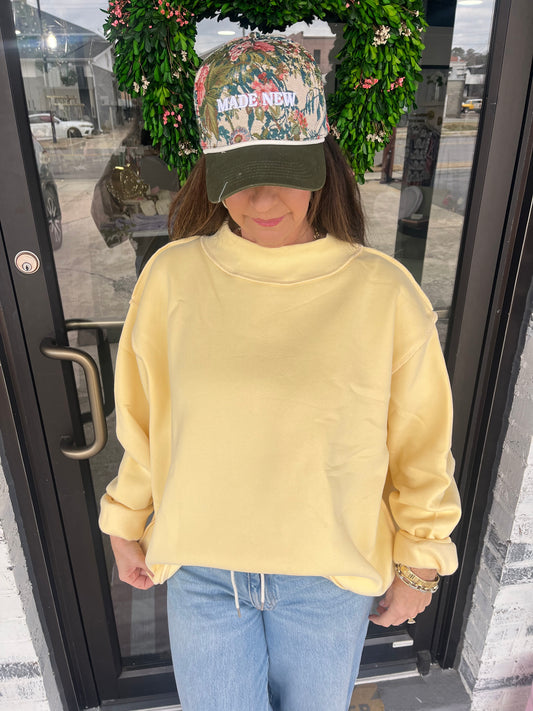 Mock Neck Sweatshirt