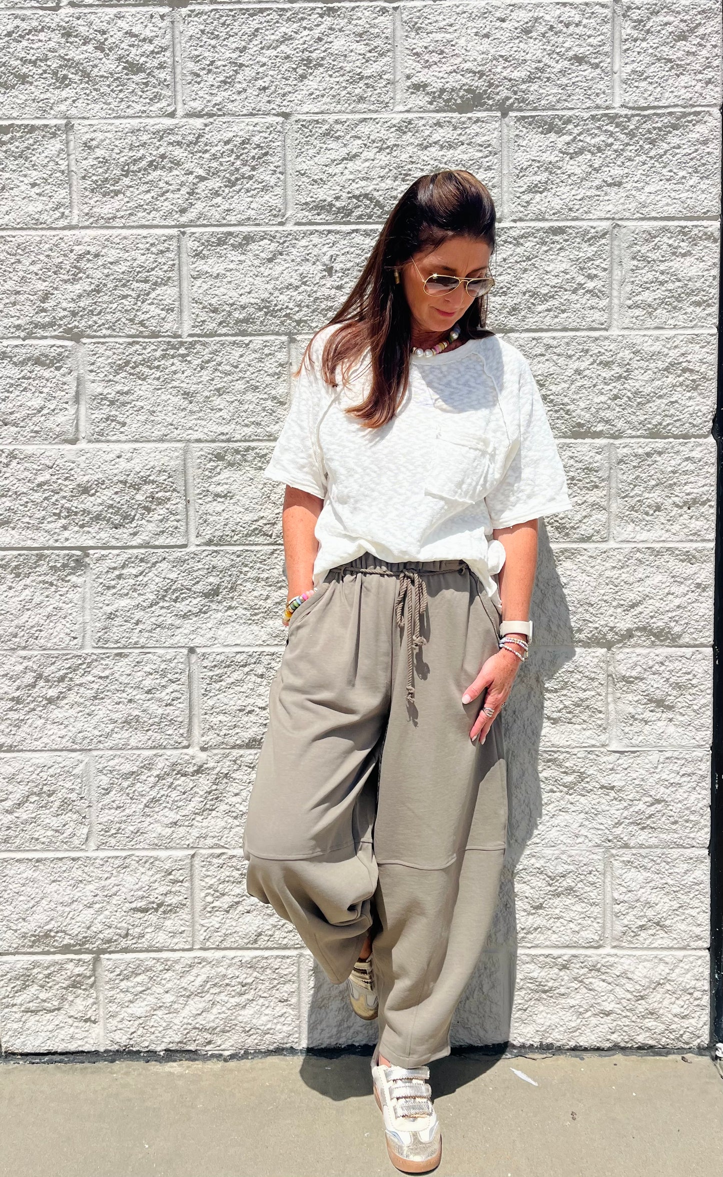Sporty Barrel Pants