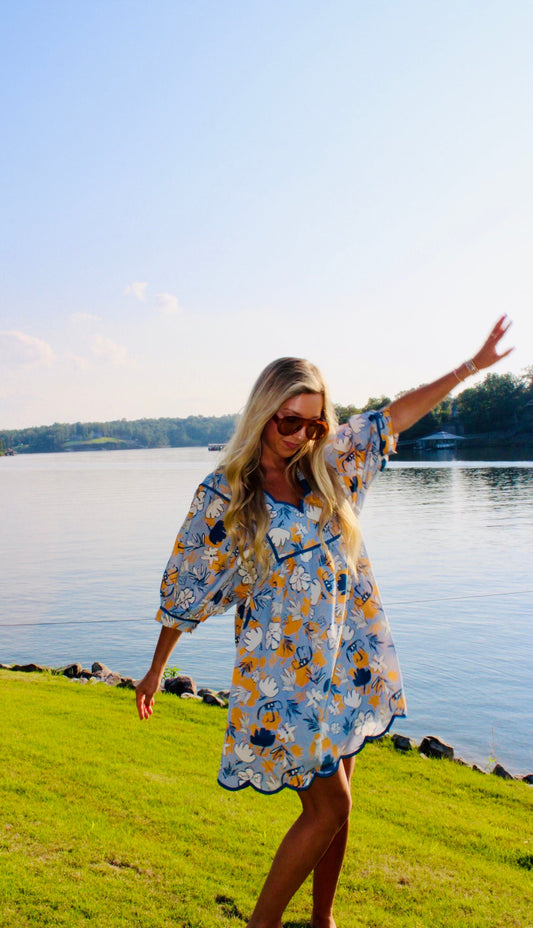 Fun in Floral Dress