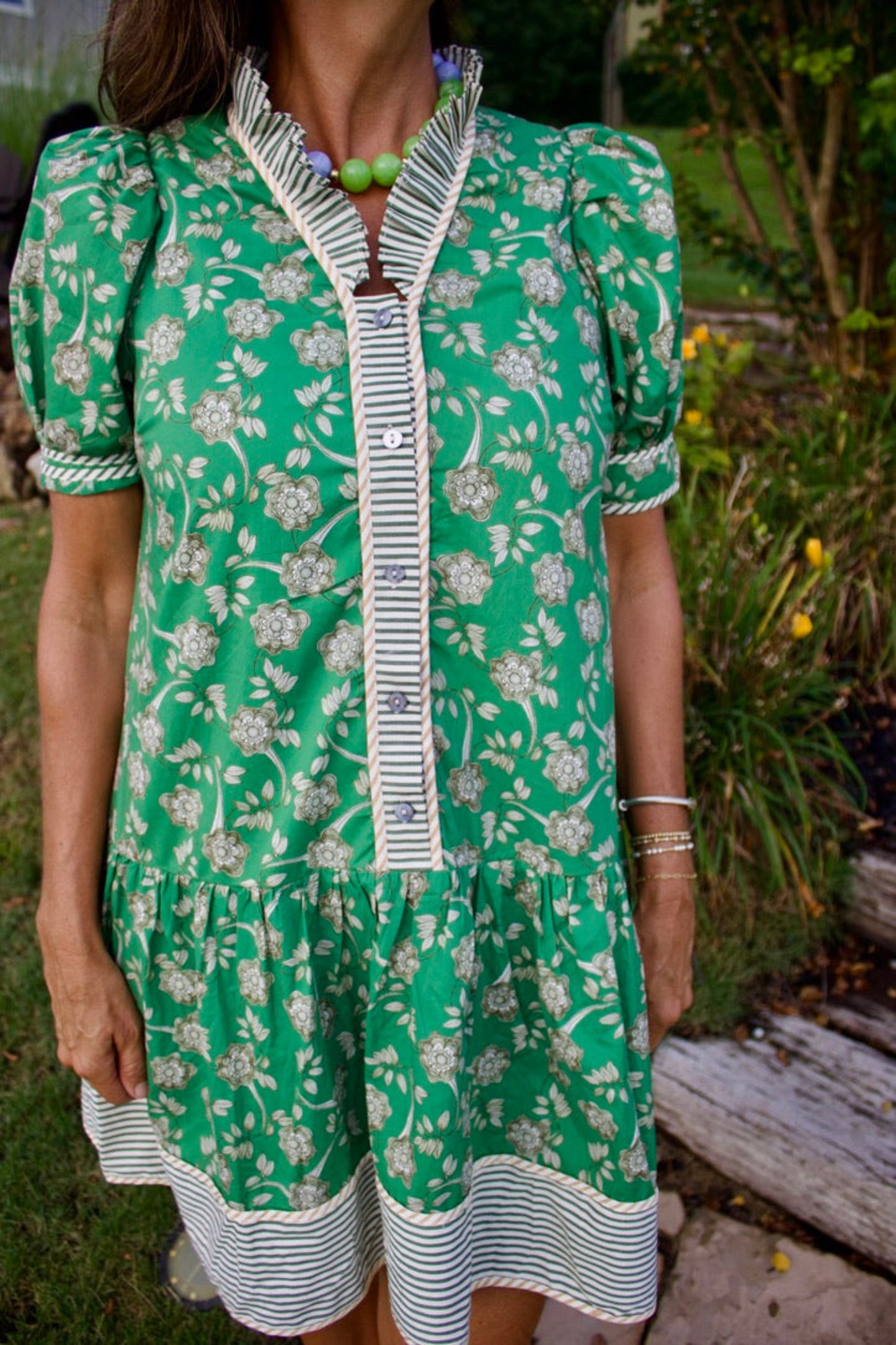 The Remi Green Dress