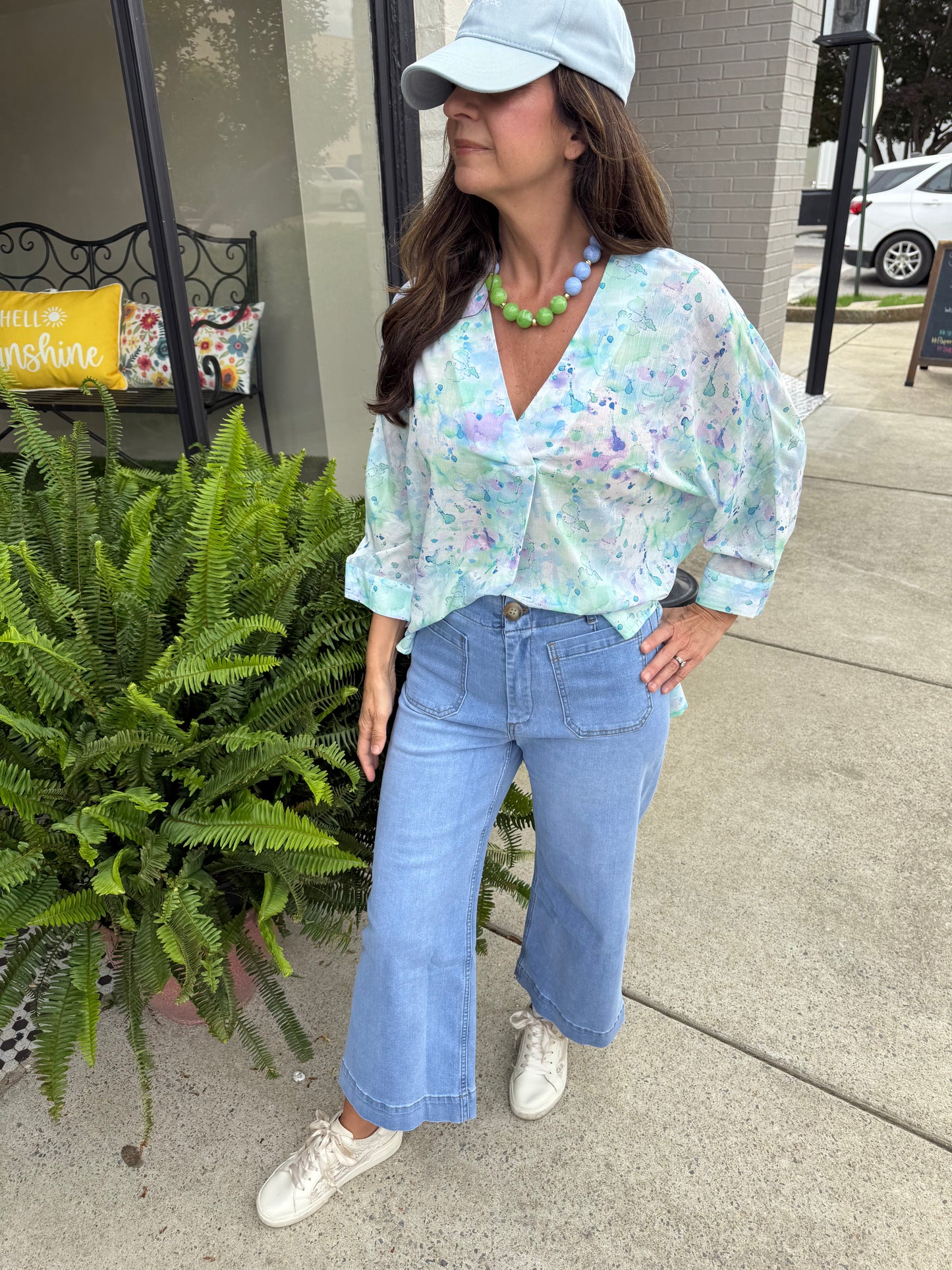 Square Pocket Jeans