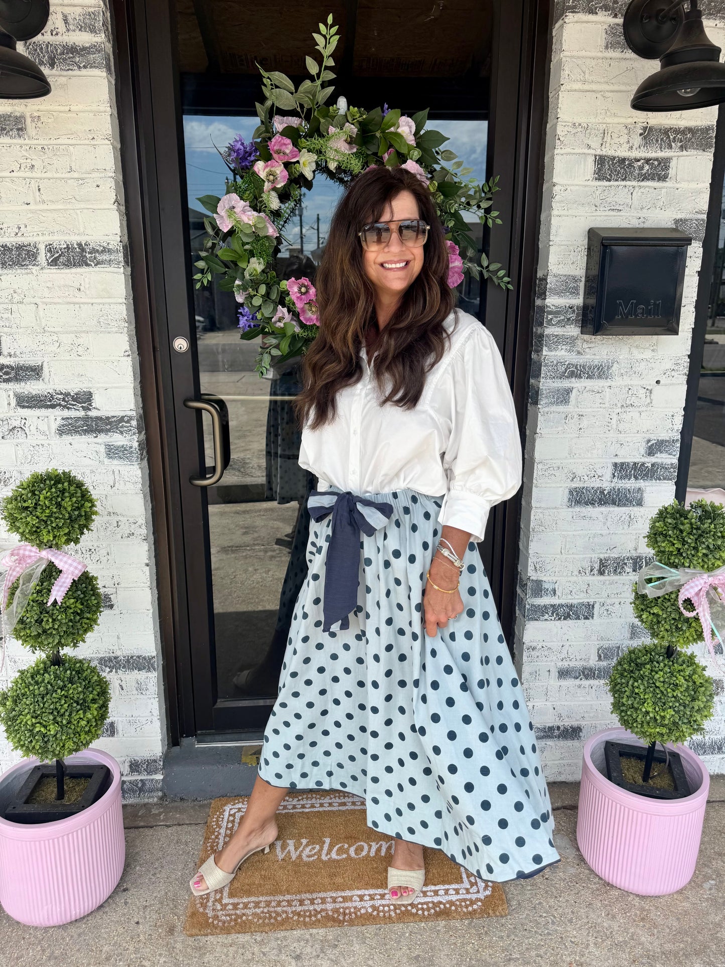 Sail Away Dot Skirt