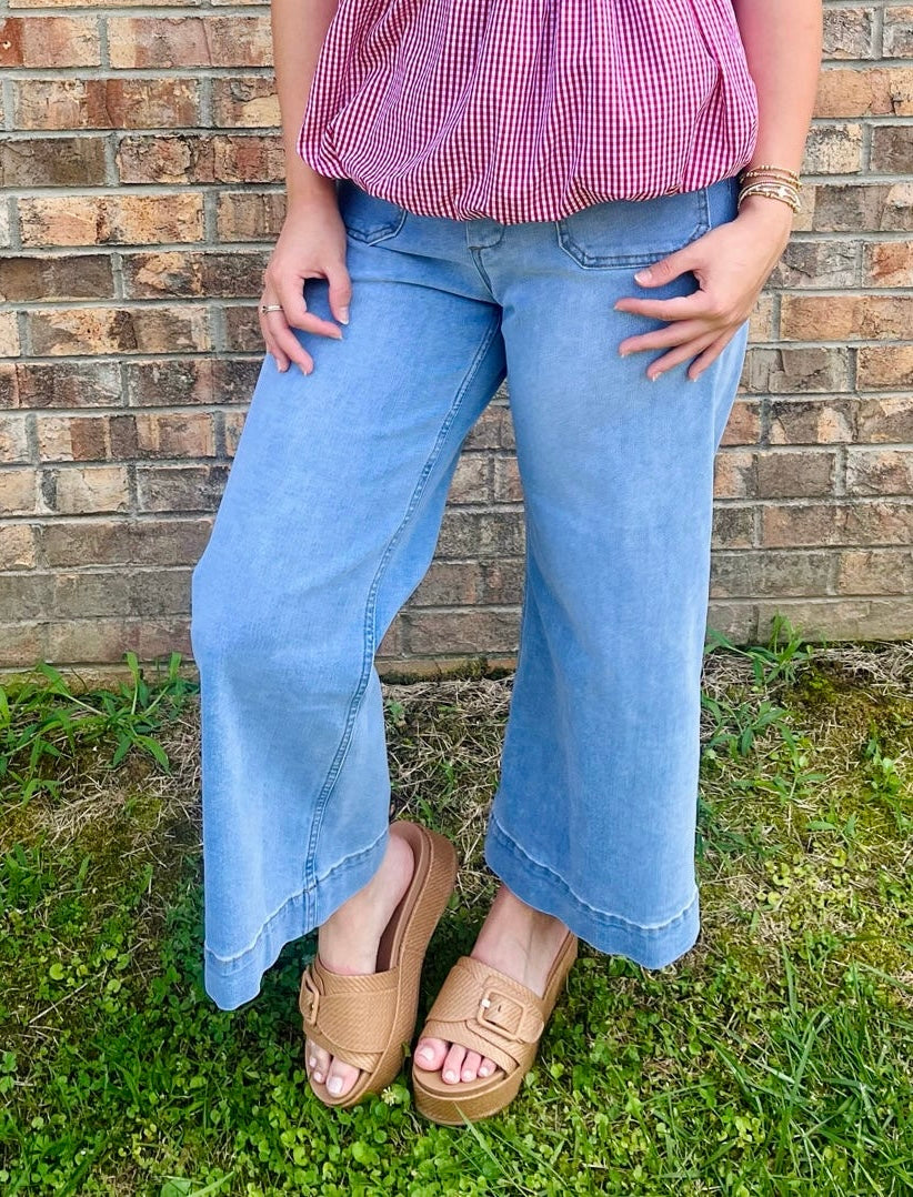 Square Pocket Jeans