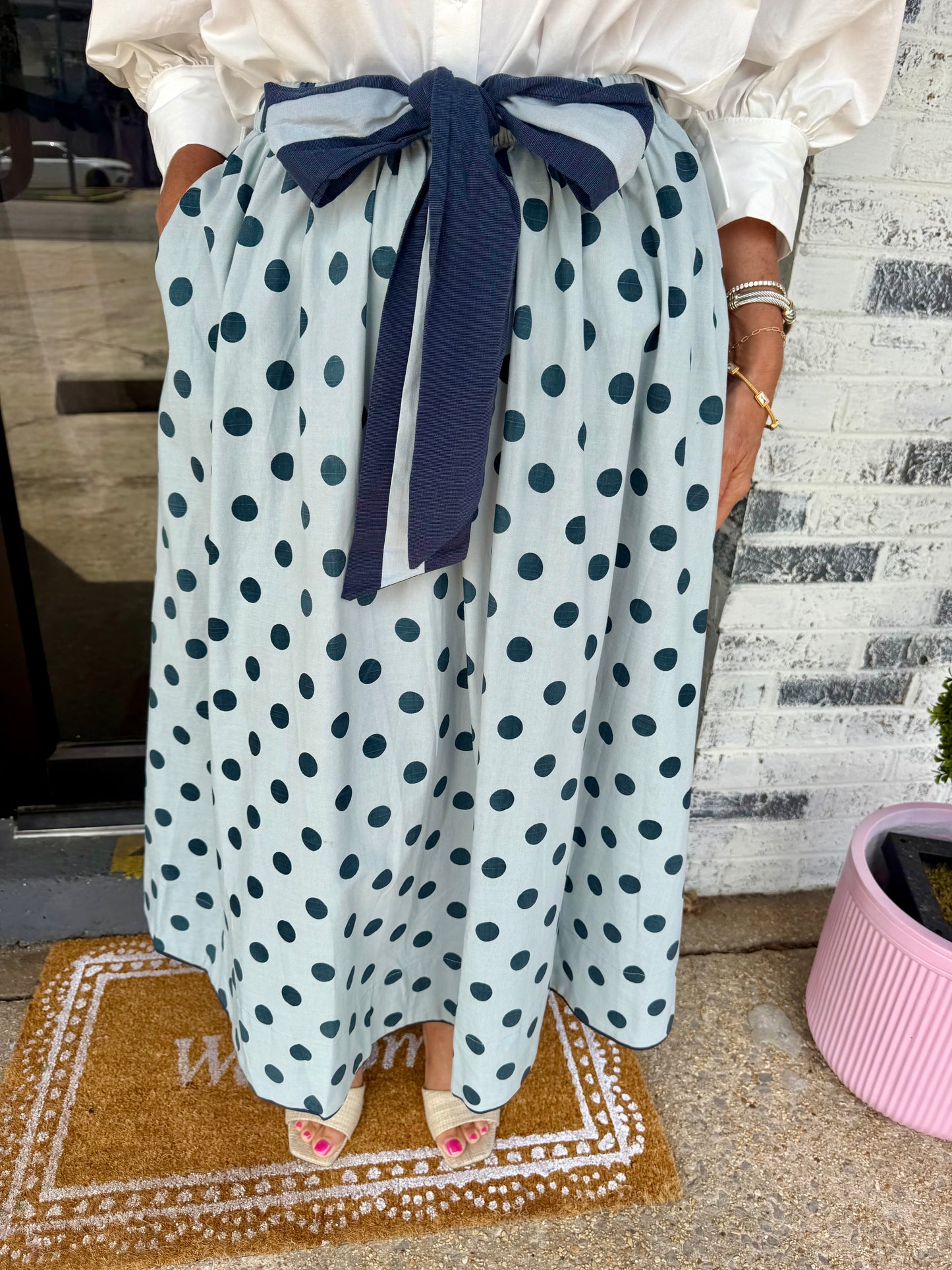 Sail Away Dot Skirt