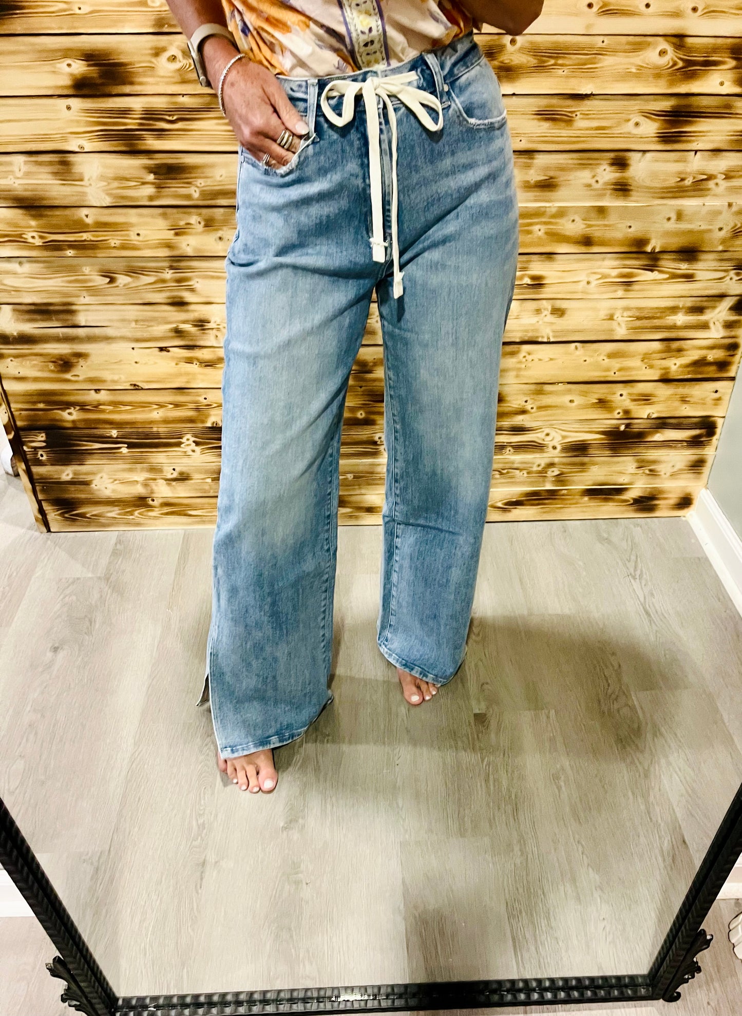 Drawstring Jean