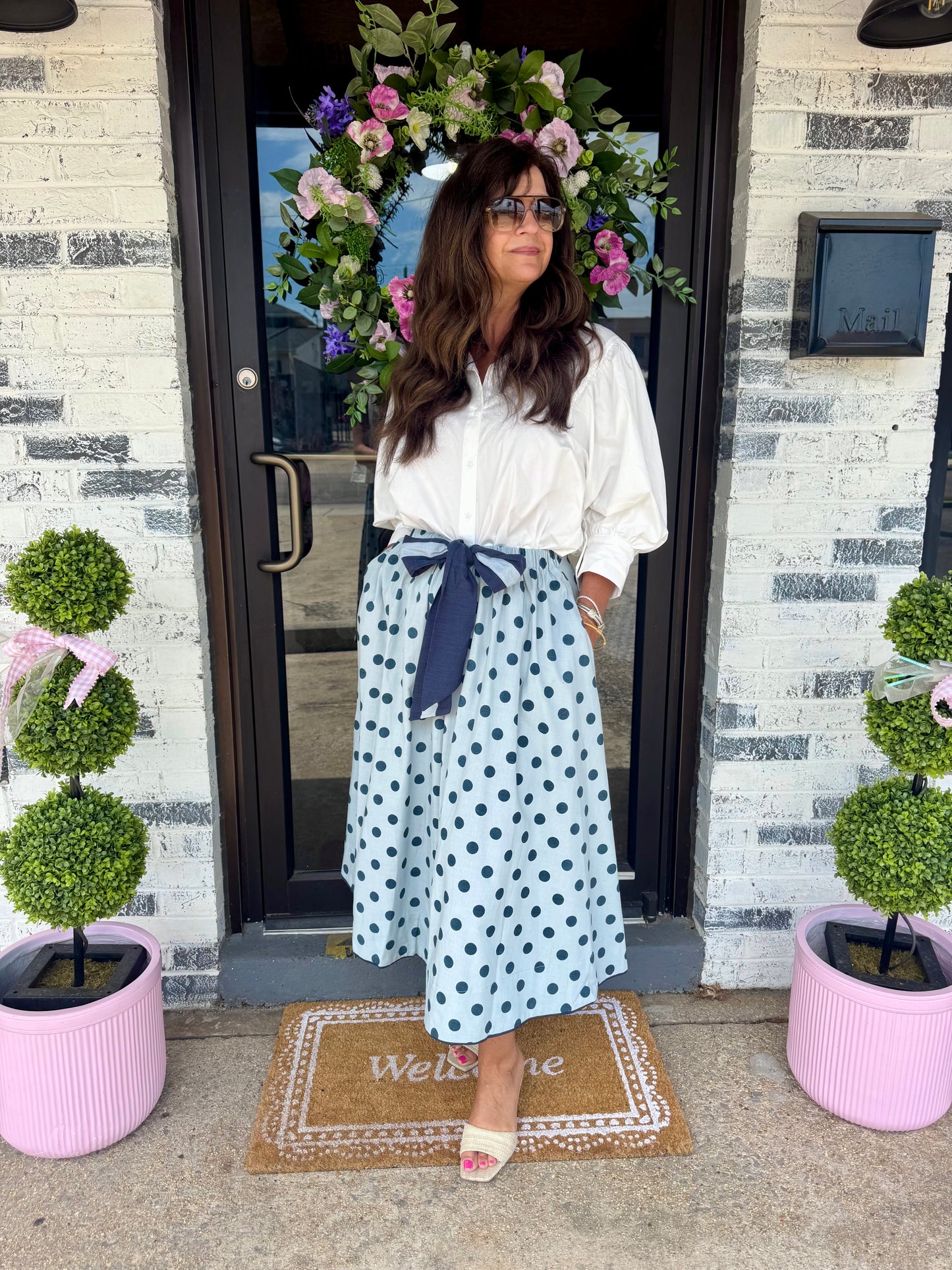 Sail Away Dot Skirt