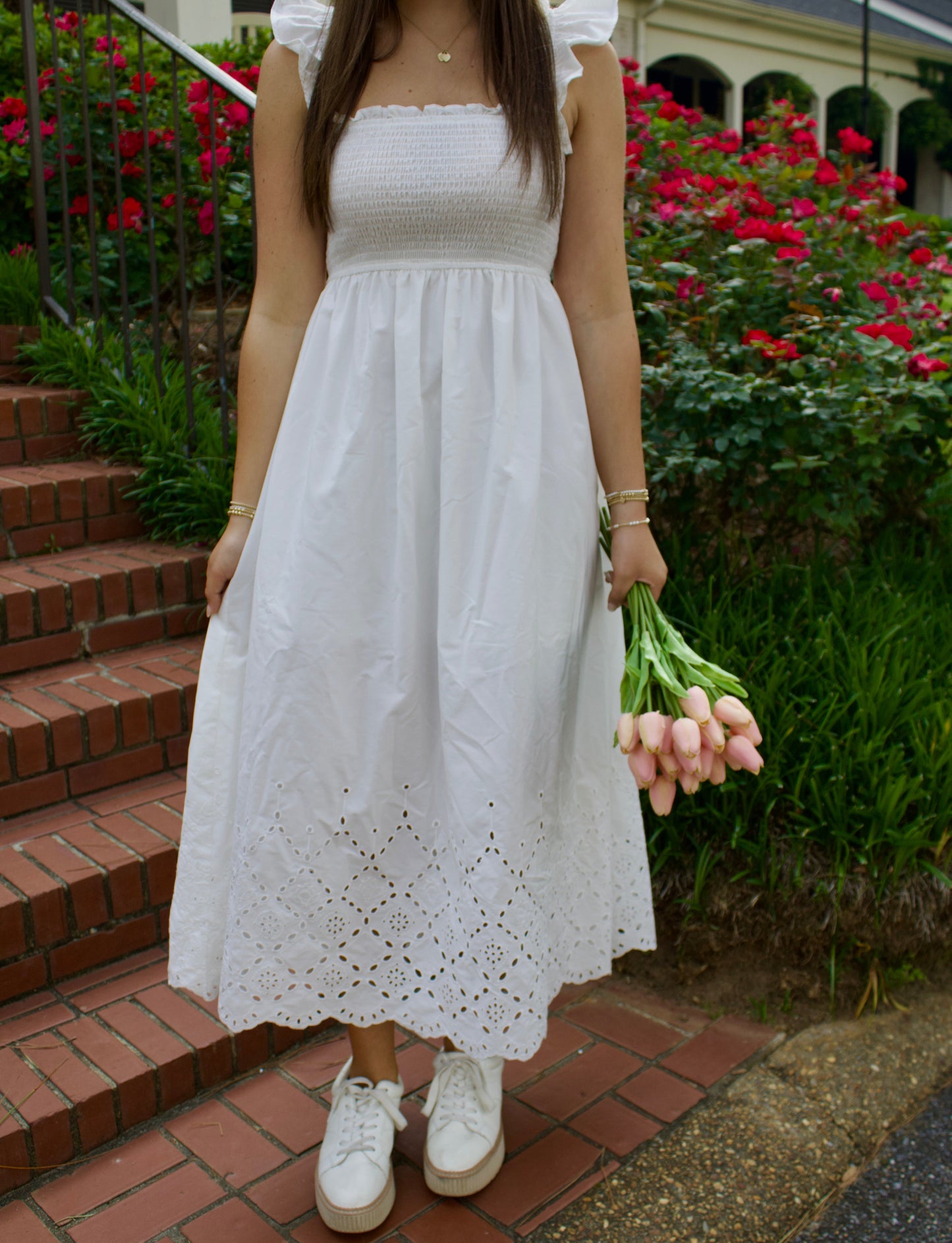 The Grace Eyelet Dress