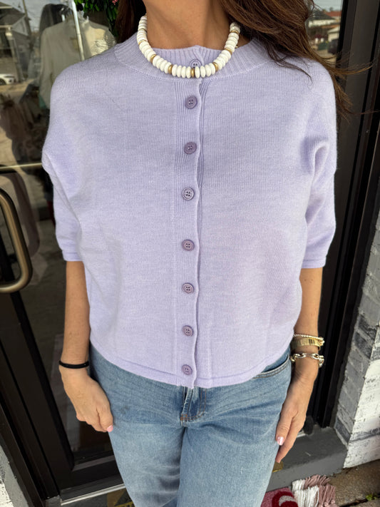 The Lilac Cardigan