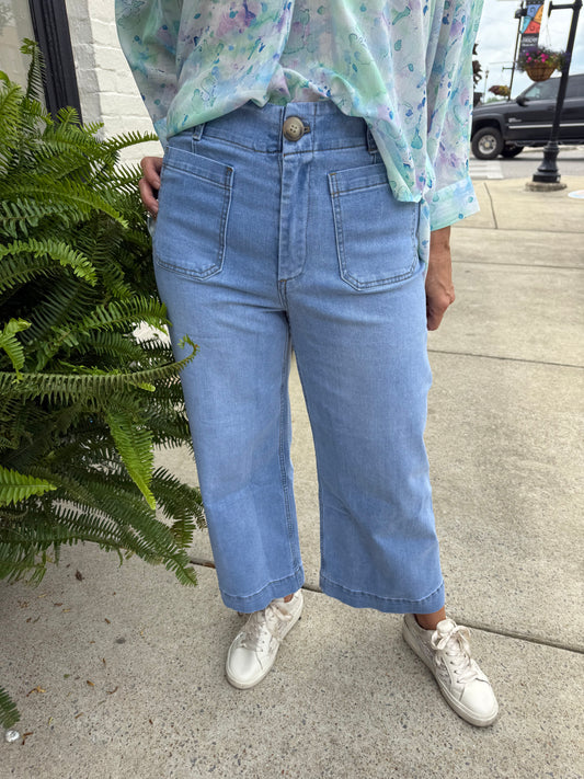 Square Pocket Jeans