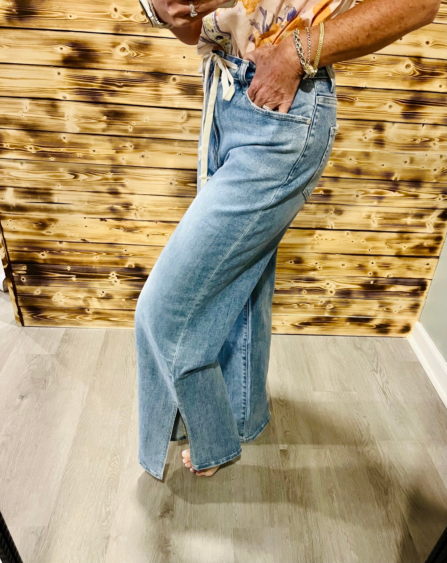 Drawstring Jean