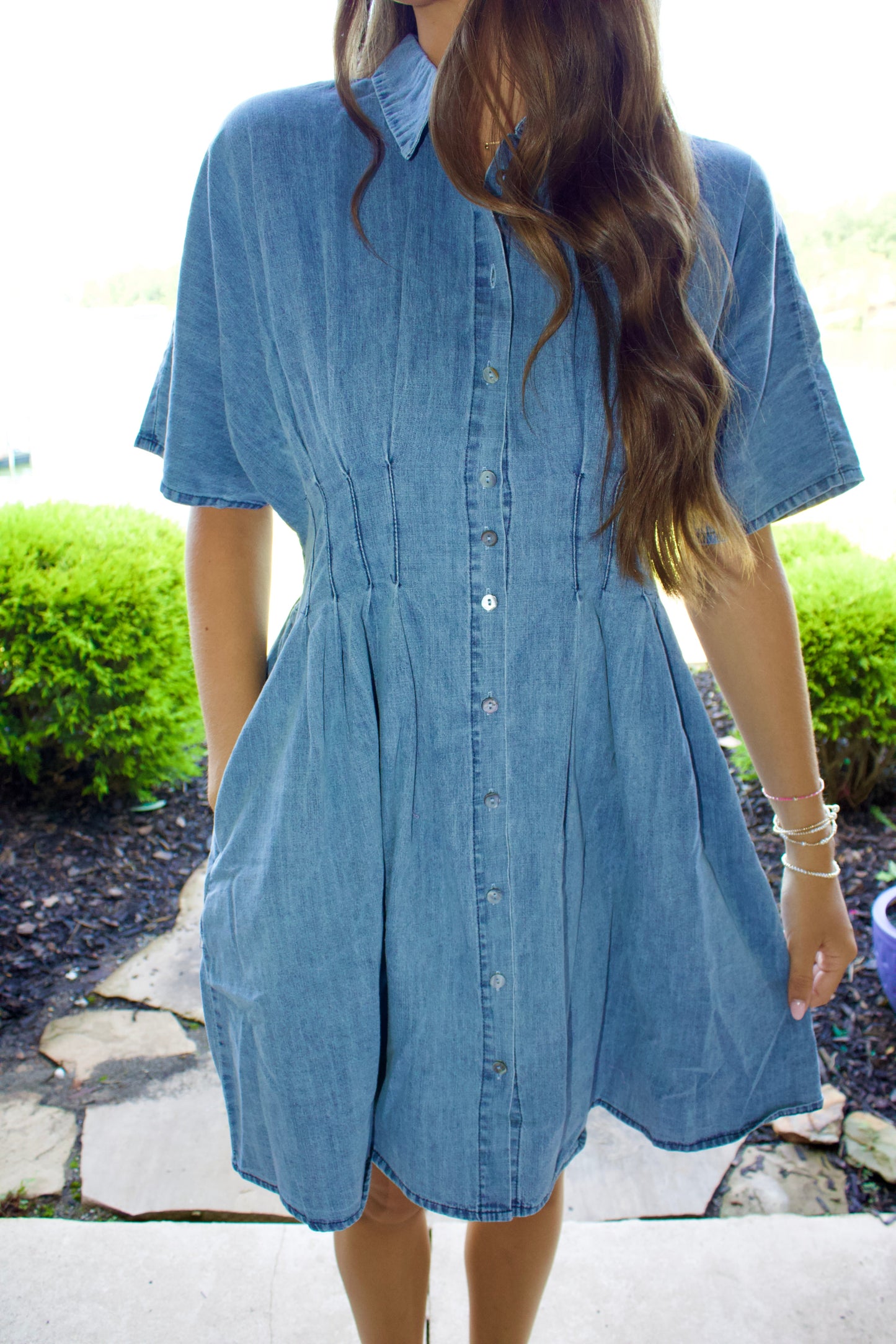 The Renfroe Jean mini Dress