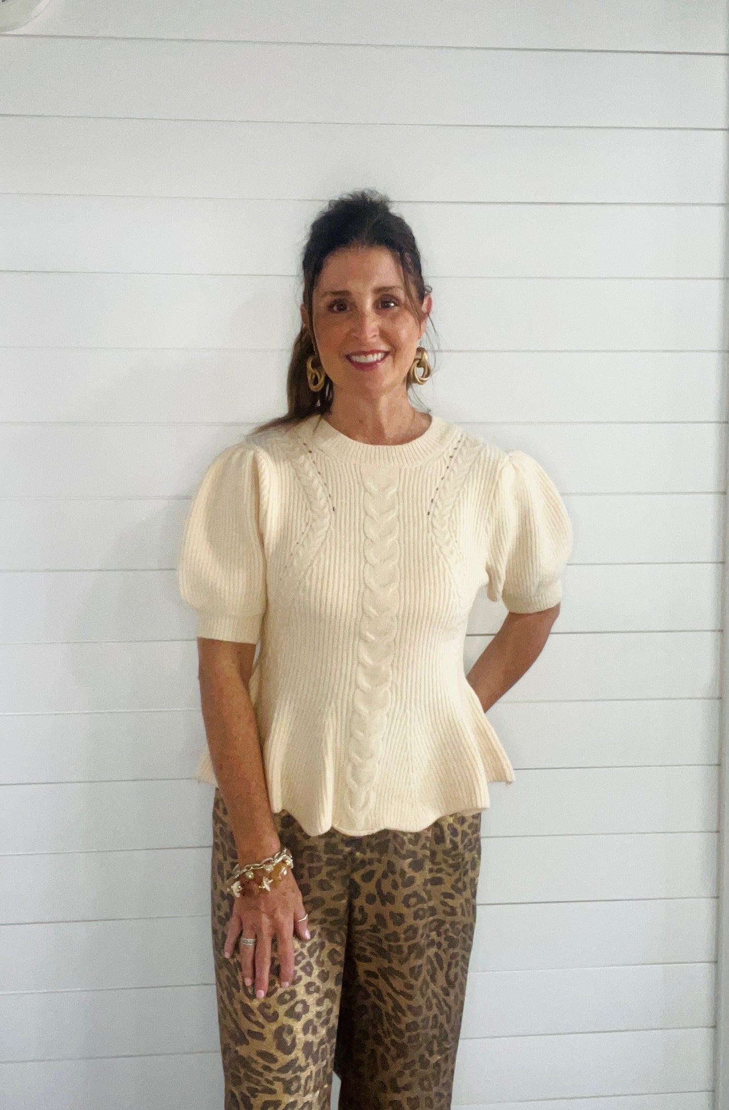 Simply Chic Cream Sweater