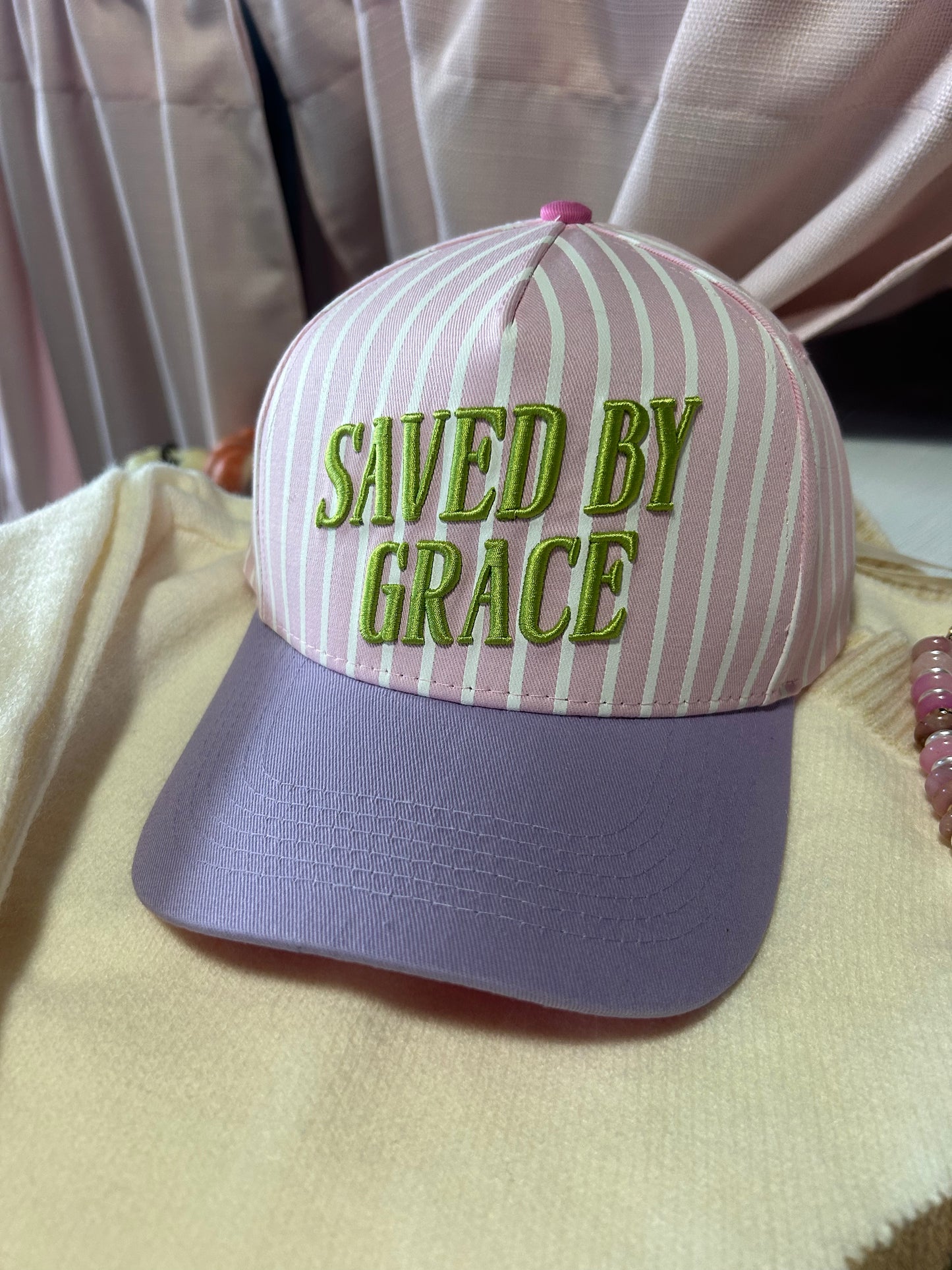 Saved By Grace Trucker Hat