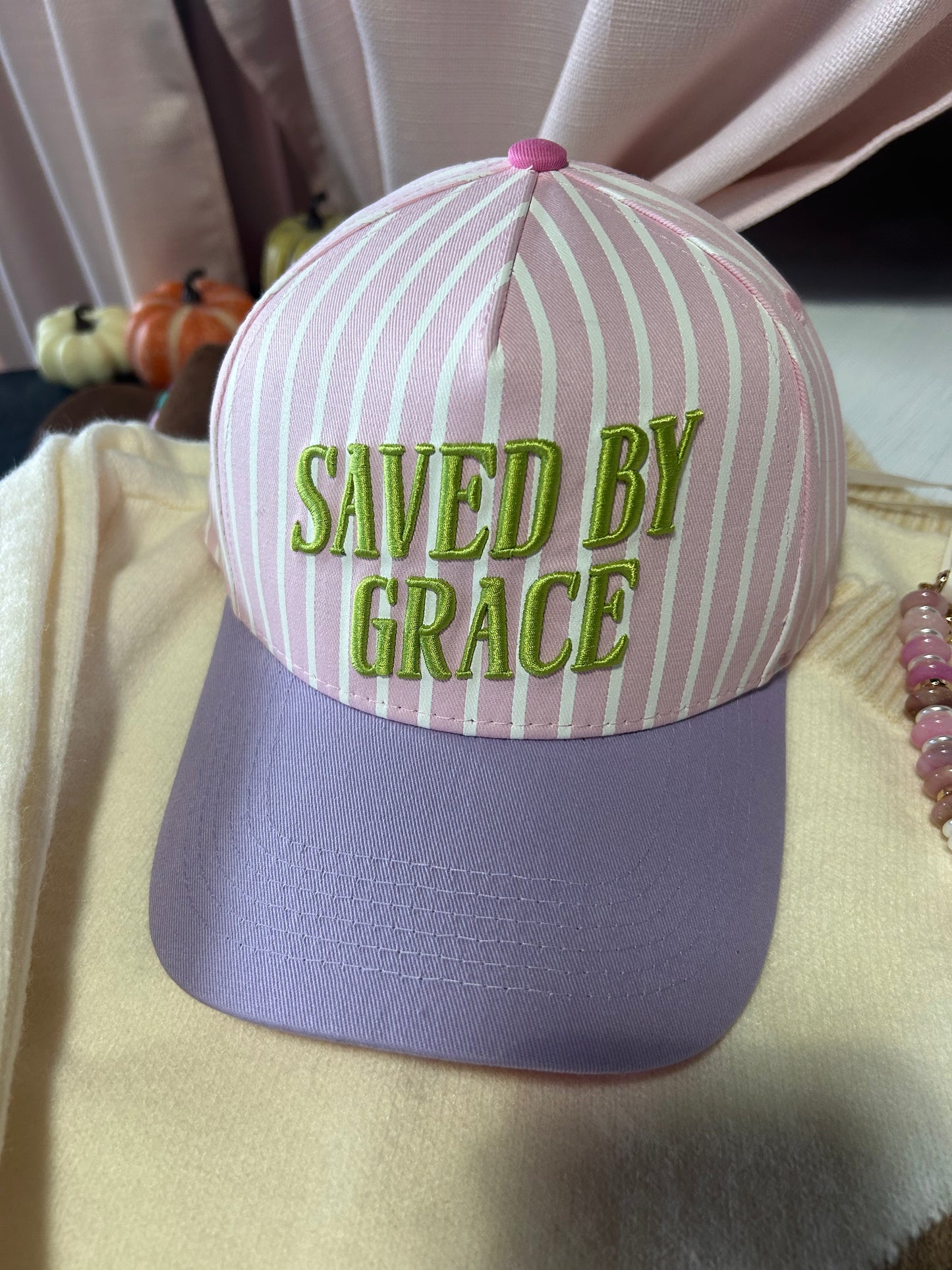 Saved By Grace Trucker Hat