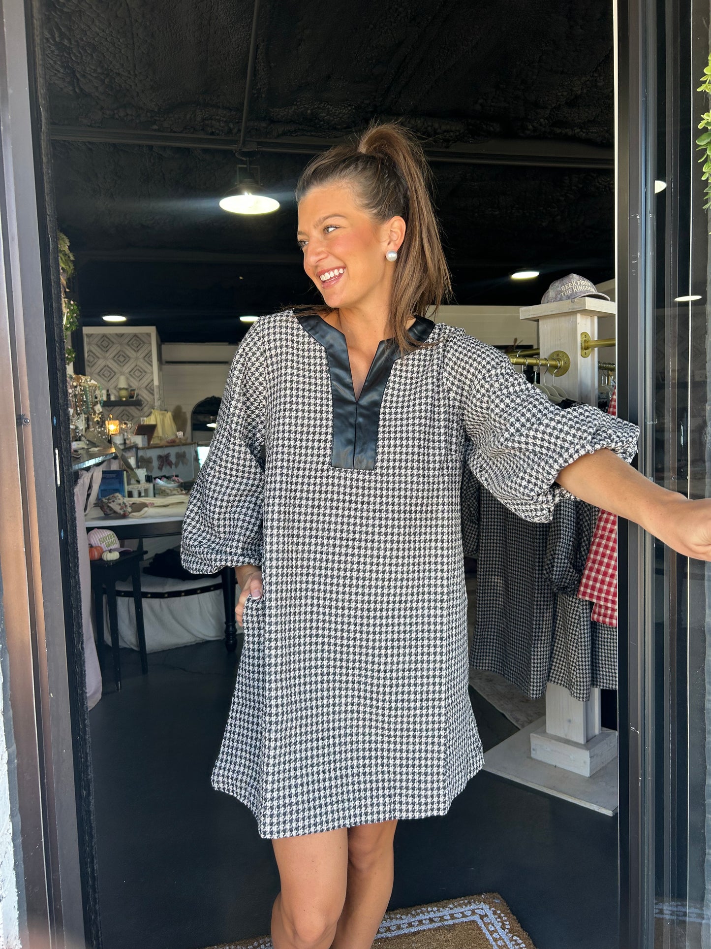 Hounds Tooth Mini