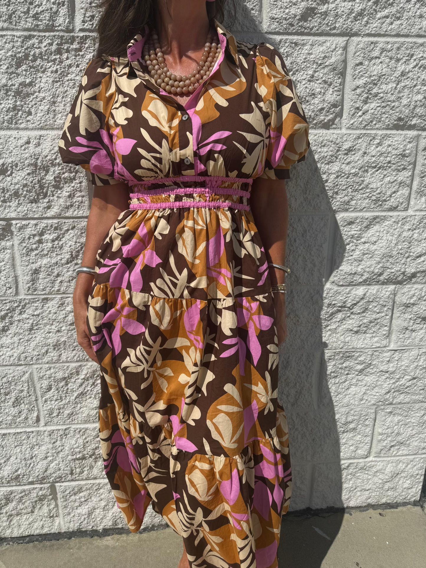 Fall Floral Dress